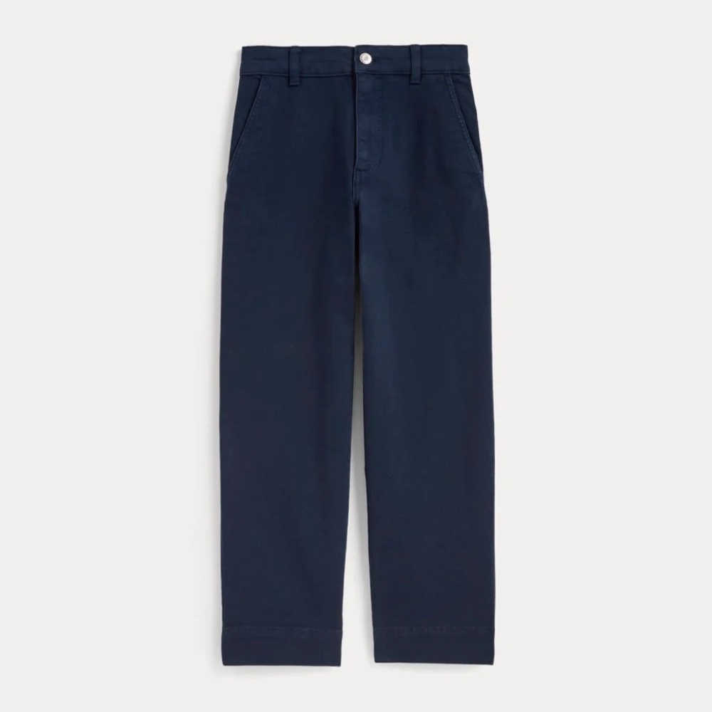 Everlane Women's Utility Straight-Leg Pant, Navy, 14L